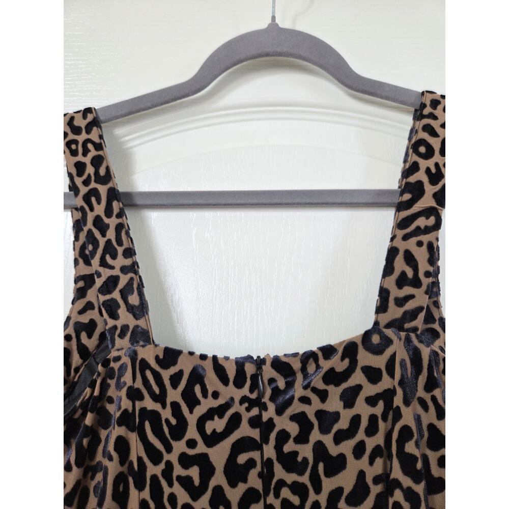 Forever 21 Y2K Leopard Print Bodycon Sexy Mini Dress, Women's Size Medium - Picture 8 of 11